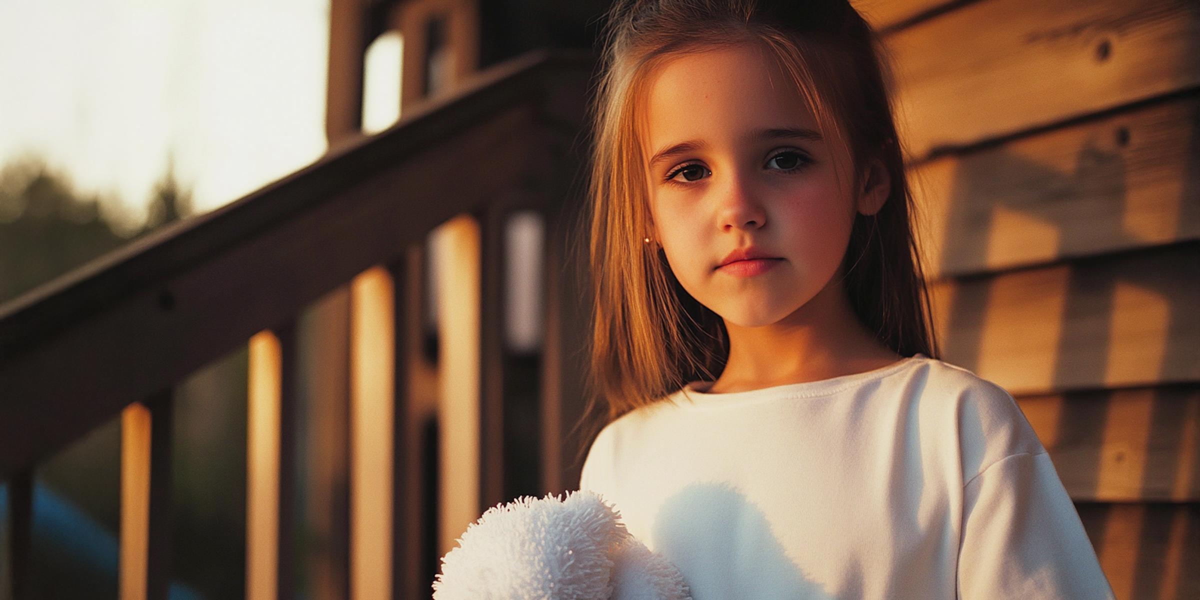Une petite fille au regard vide | Source : Midjourney
