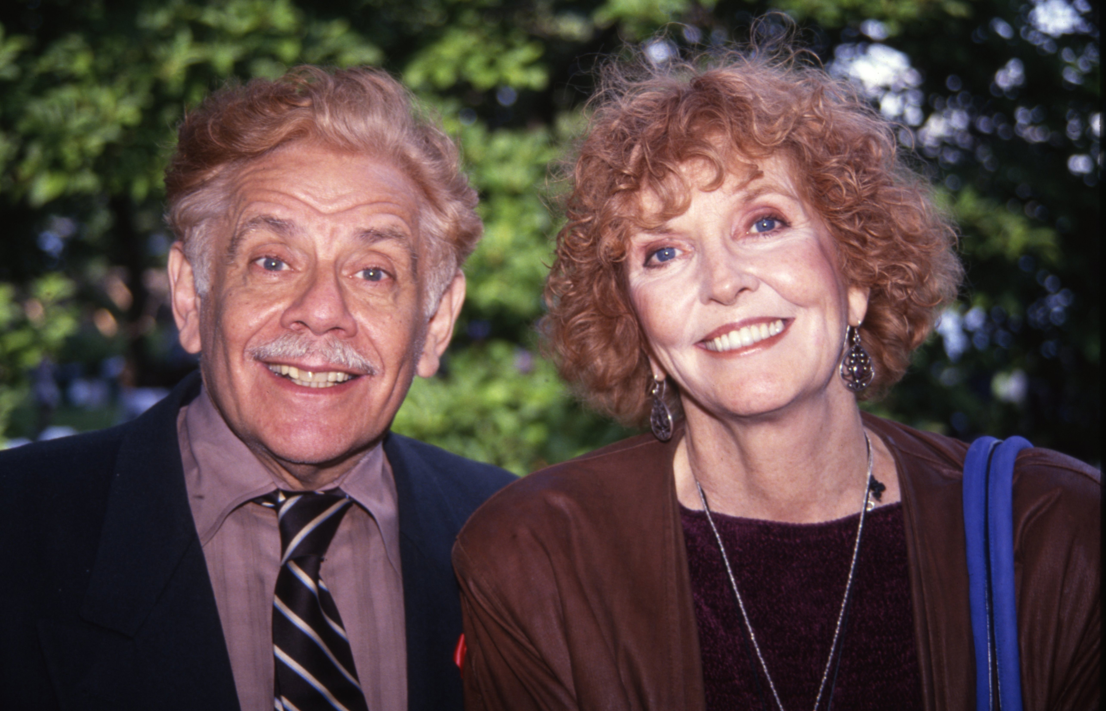 Jerry Stiller et Anne Meara assistent à une fête à Gracie Mansion le 1er juin 1993, à New York | Source : Getty Images