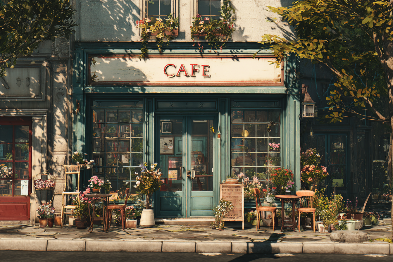 Un café | Source : Midjourney