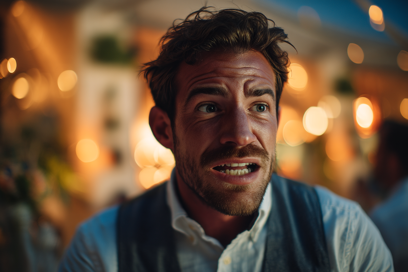 Un homme qui parle | Source : Midjourney
