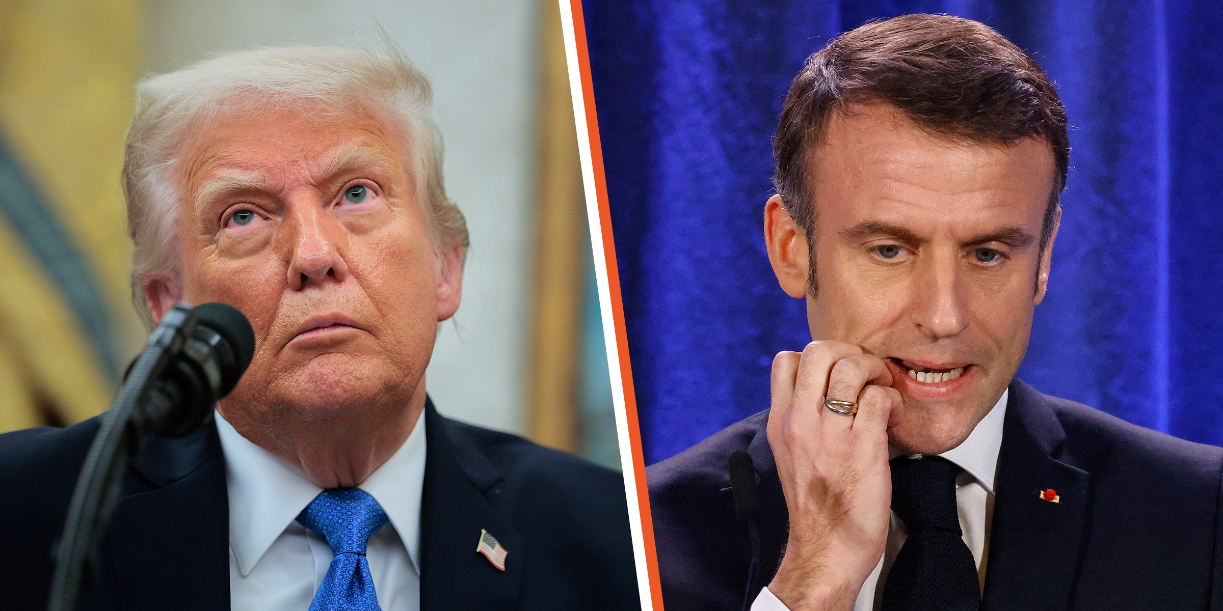Donald Trump | Emmanuel Macron | Source : Getty Images