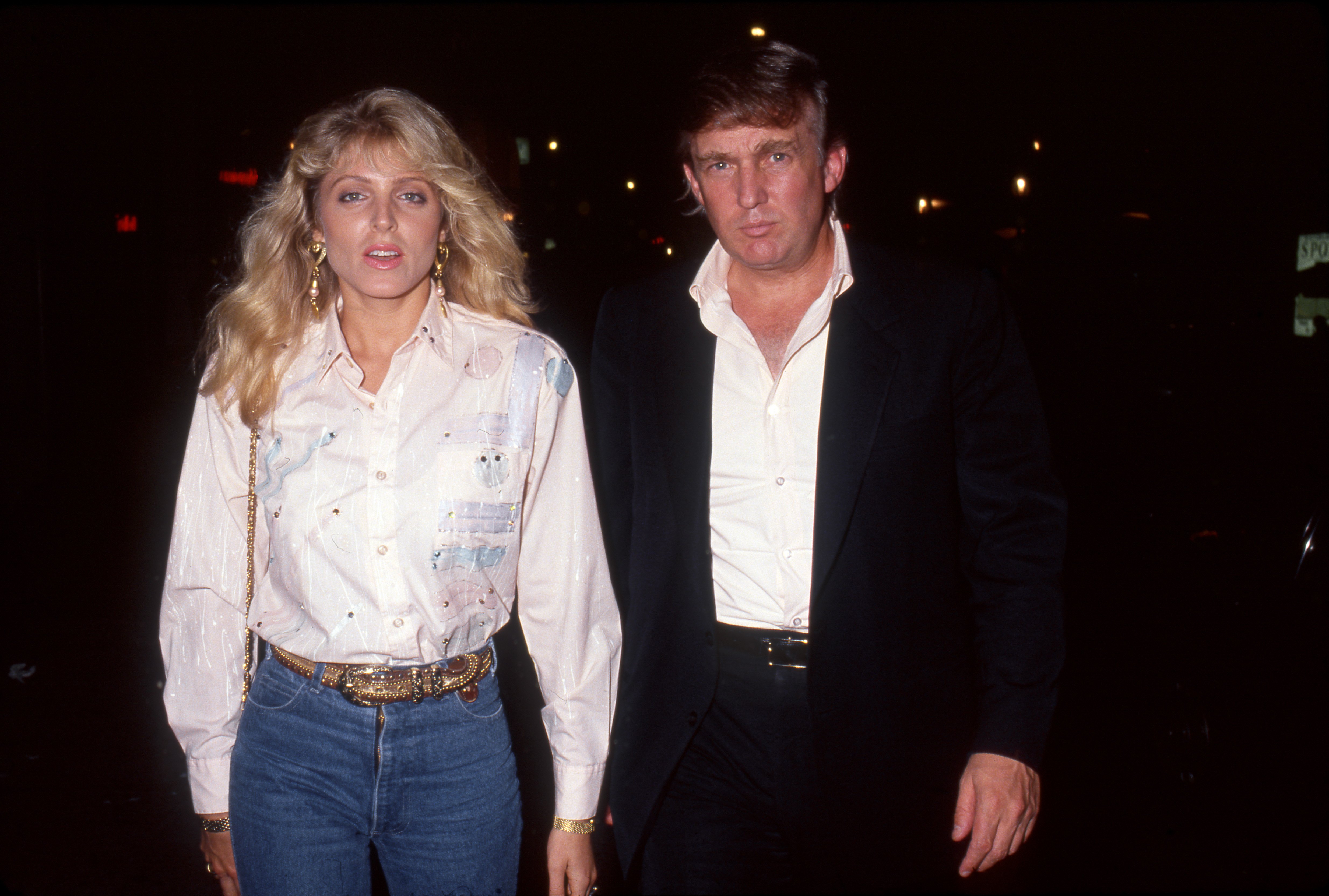 Donald Trump et Marla Maples assistent à un événement circa 1992 à New York City, New York. | Source : Getty Images