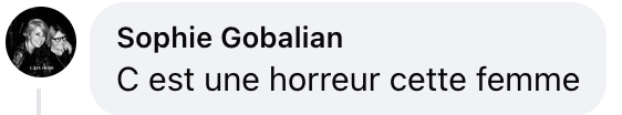 Commentaire d'une internaute concernant l'échange houleux entre Patrick Cohen et Rachida Dati | Source : Facebook/Le Dauphiné Libéré