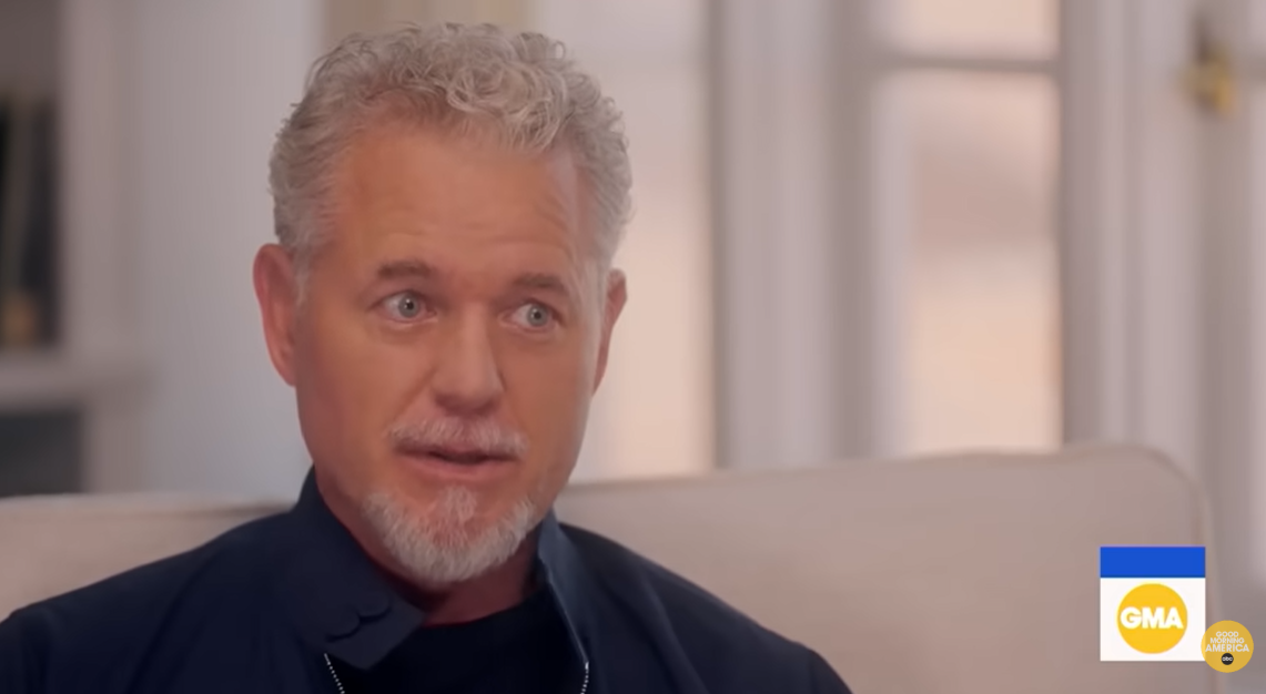 Eric Dane s'exprime lors d'une interview avec Diane Sawyer, journaliste à ABC News, au sujet de son diagnostic de SLA | Source : YouTube/GMA