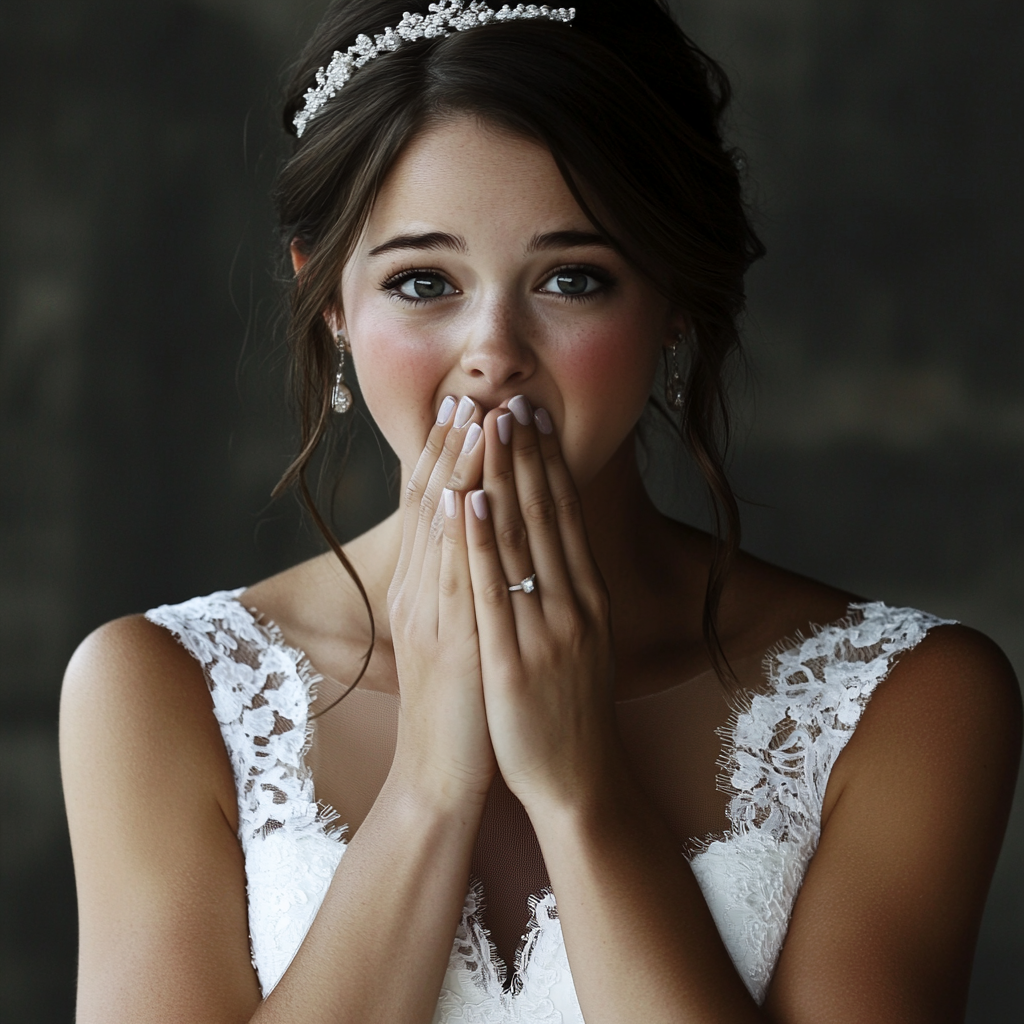 Une mariée émotive | Source : Midjourney