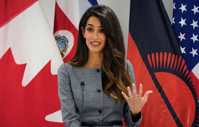 Amal Clooney lors du dialogue de haut niveau sur la déclaration contre la détention arbitraire sur les relations d'État à État à New York le 5 juillet 2024 | Source : Getty Images