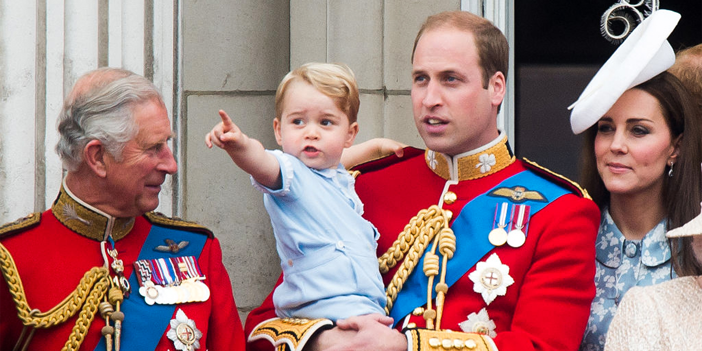 Le roi Charles III, le prince George, le prince William et la princesse Catherine | Source : Getty Images