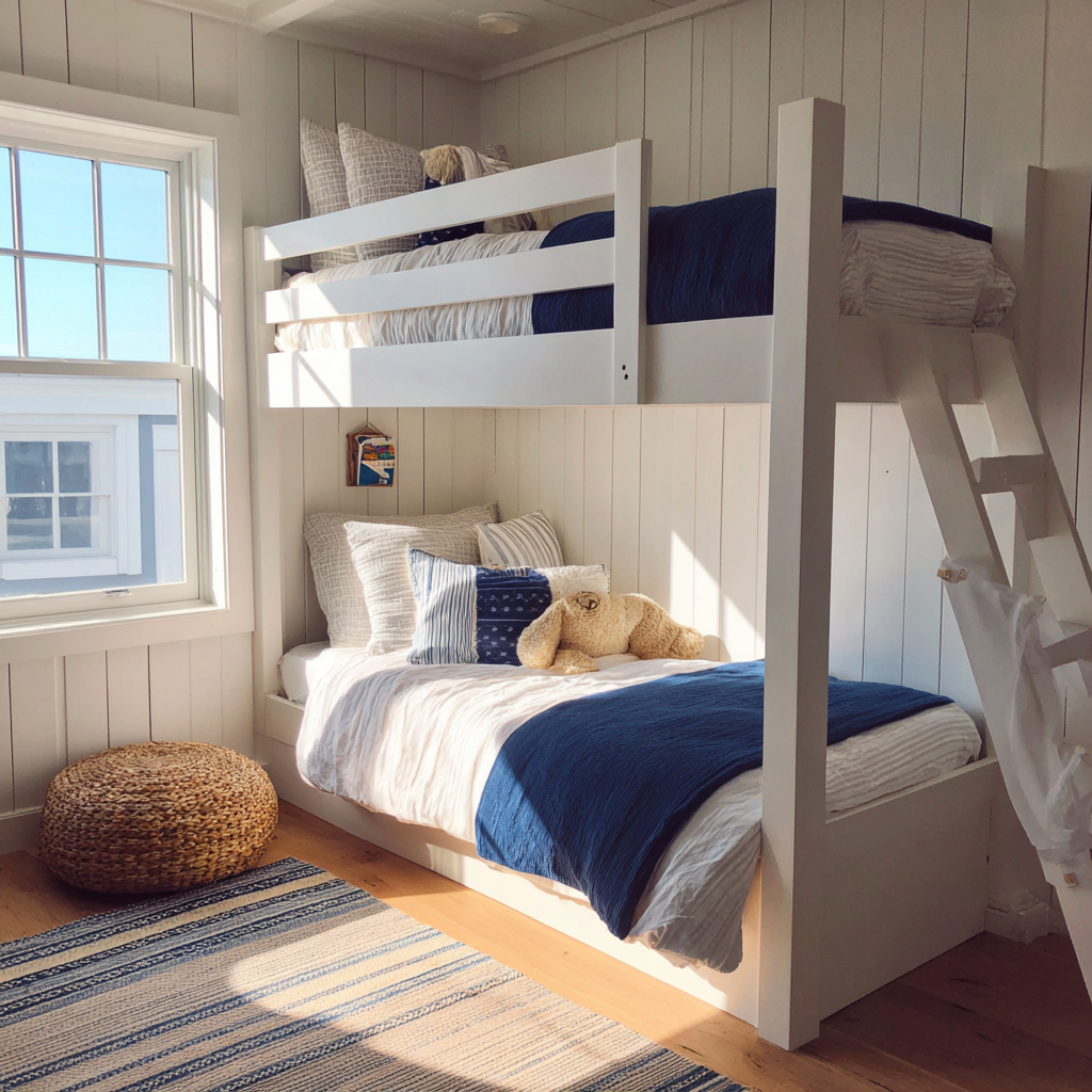 Un lit superposé dans une maison de plage | Source : Midjourney