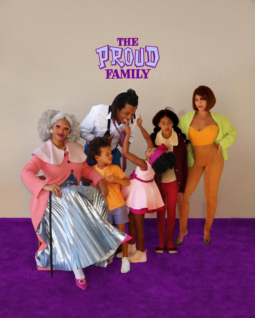 Beyoncé et Jay-Z avec leurs enfants, dans une publication datée du 4 novembre 2022. | Source : Instagram/beyonce