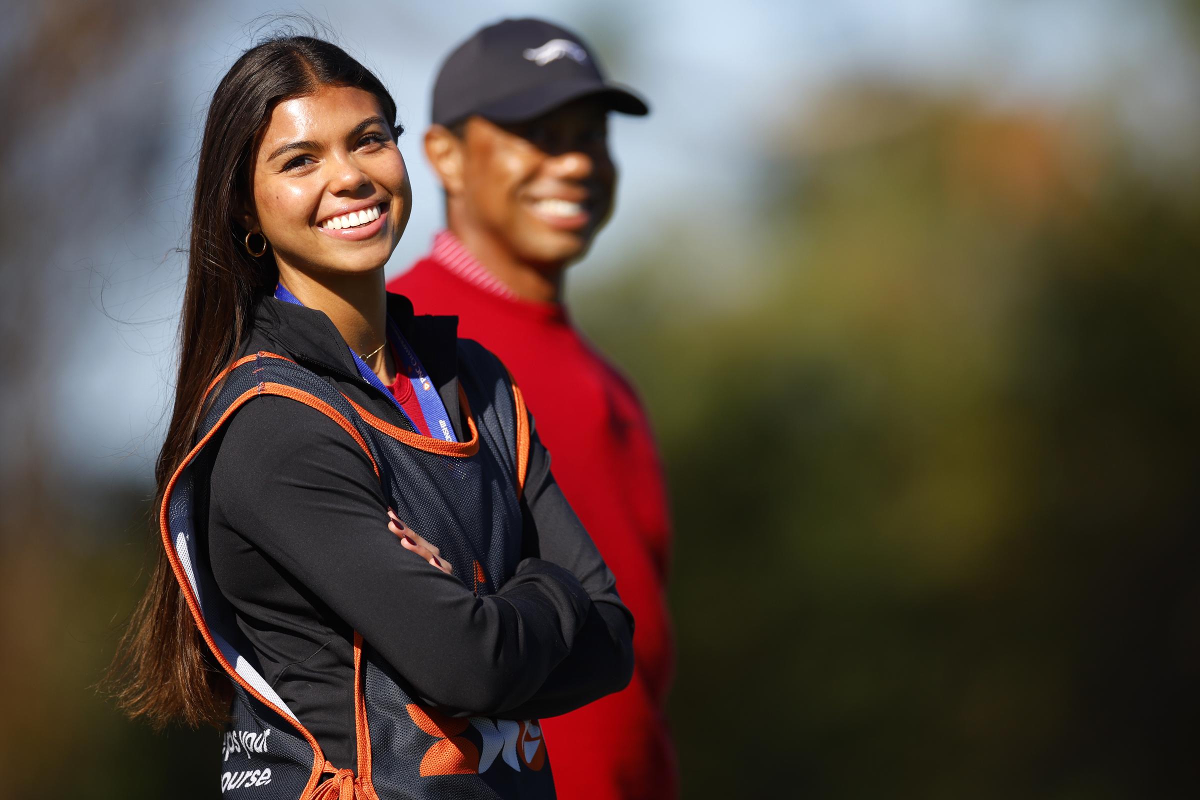 Tiger et Sam Woods lors du deuxième tour du PNC Championship au Ritz-Carlton Golf Club, le 22 décembre 2024, à Orlando, en Floride. | Source : Getty Images