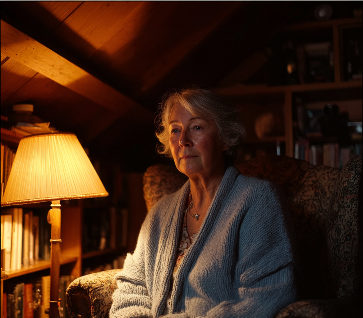 Une femme âgée pensive | Source : Midjourney