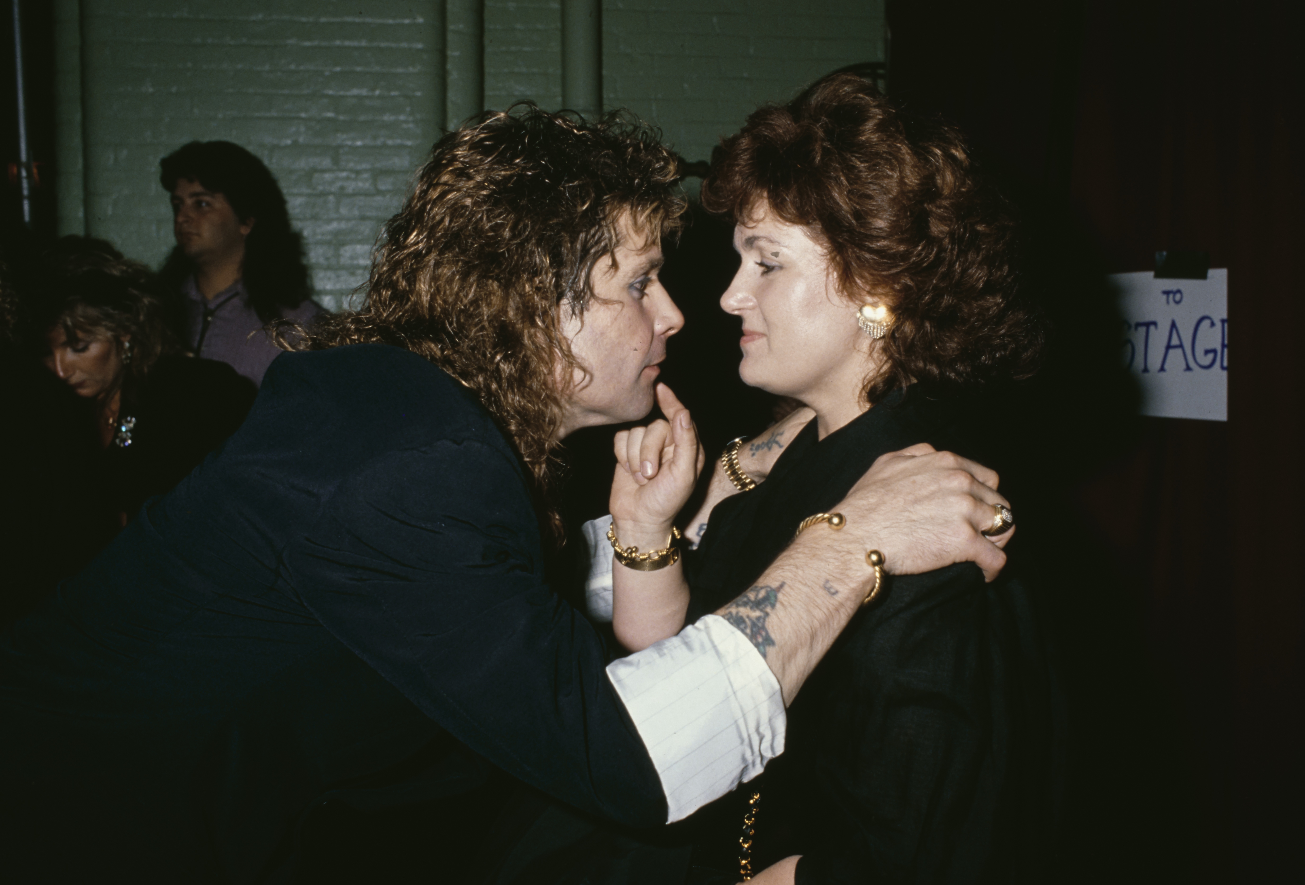 Ozzy et Sharon Osbourne vers 1985. | Source : Getty Images