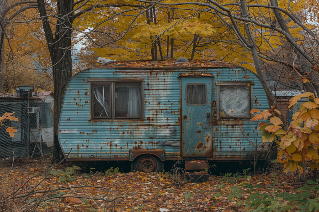 Une caravane dans un parc | Source : Midjourney