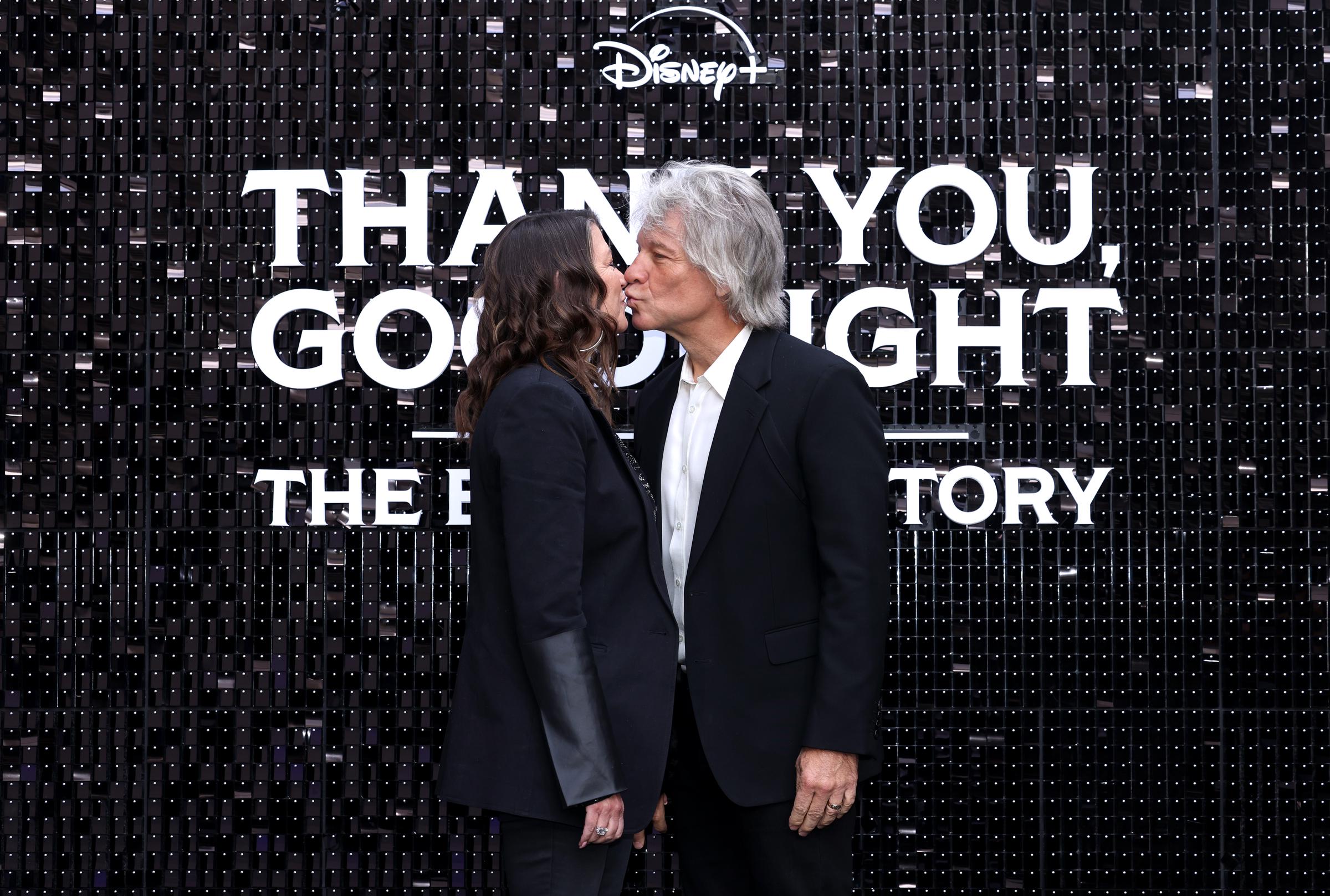 Dorothea Hurley et Jon Bon Jovi assistent à la première britannique de « Thank You and Goodnight: The Bon Jovi Story » le 17 avril 2024 | Source : Getty Images