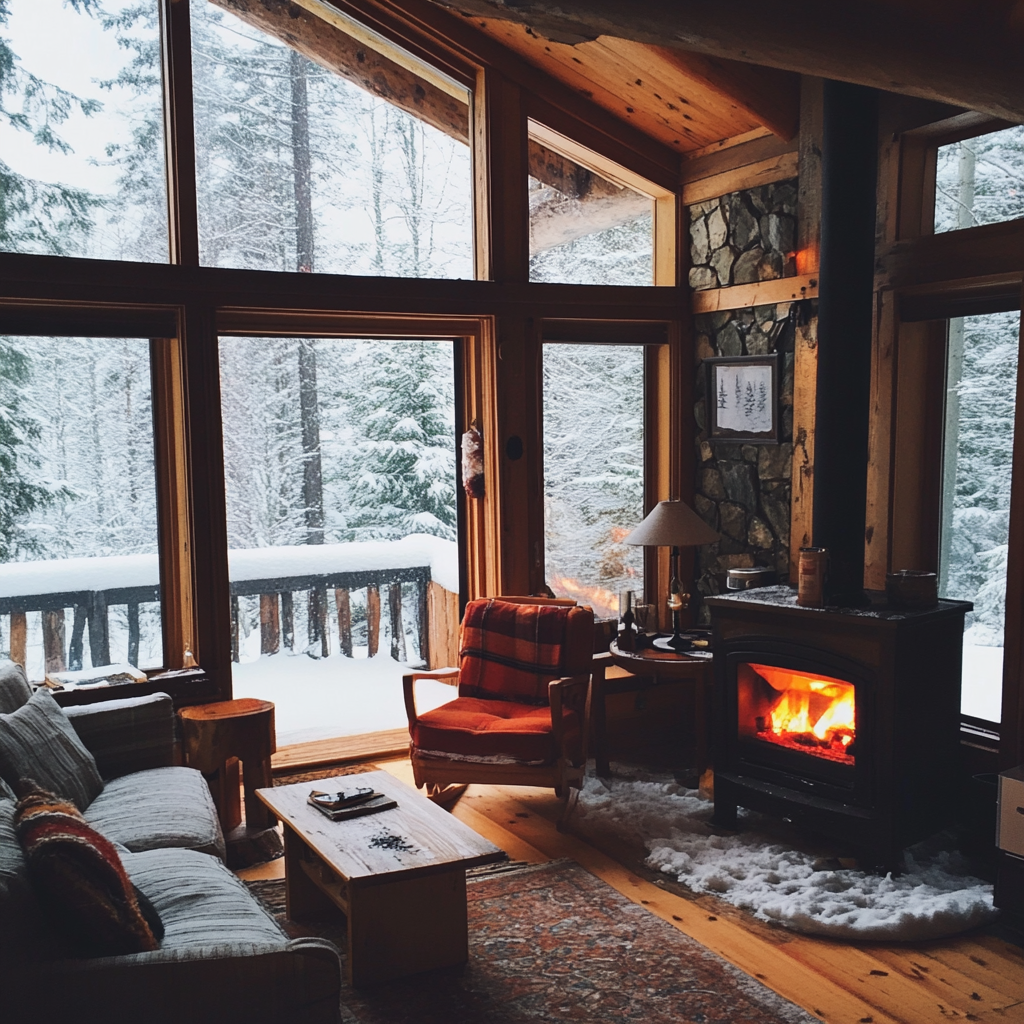 Une cabane douillette | Source : Midjourney
