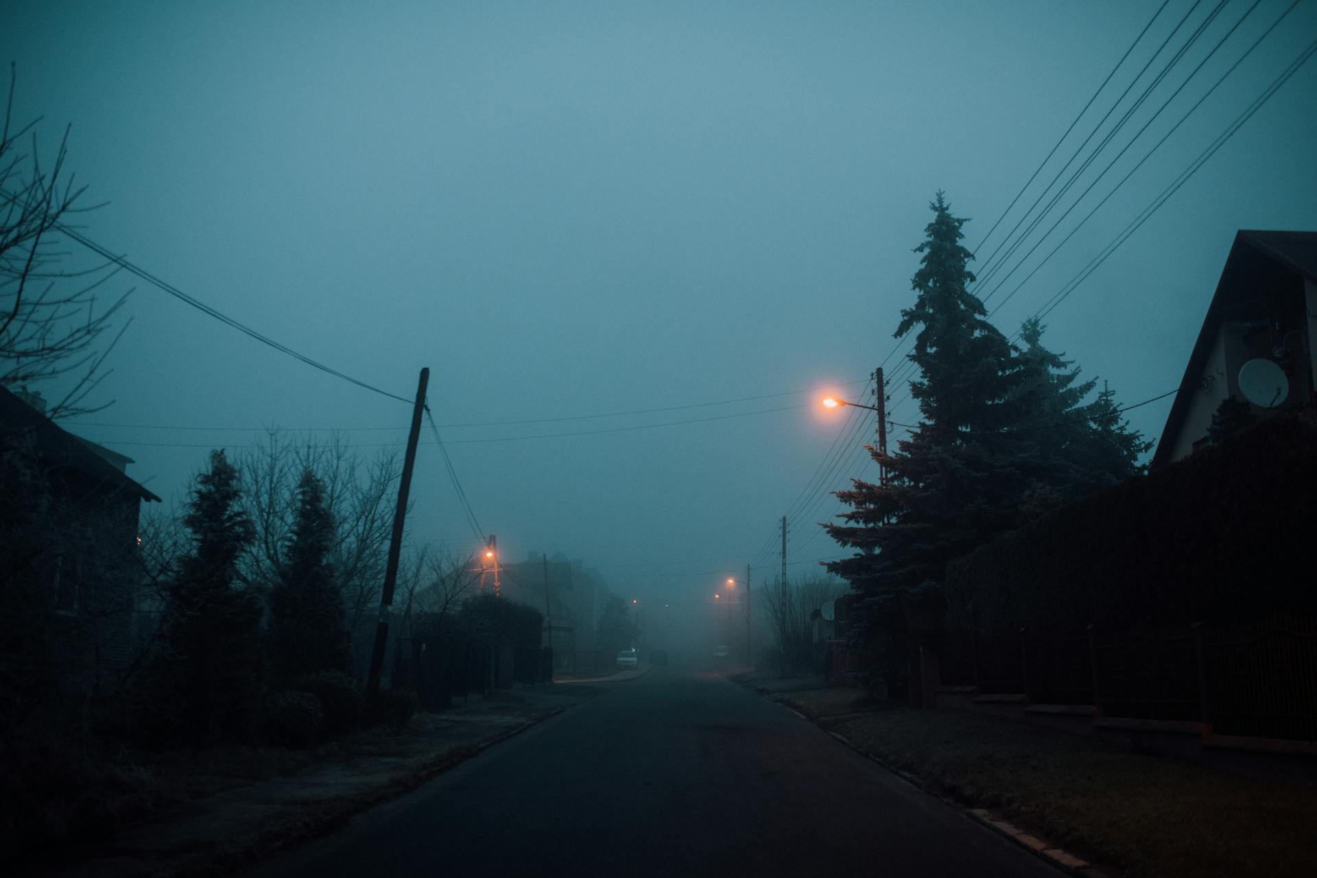 Une rue dans la nuit | Source : Pexels