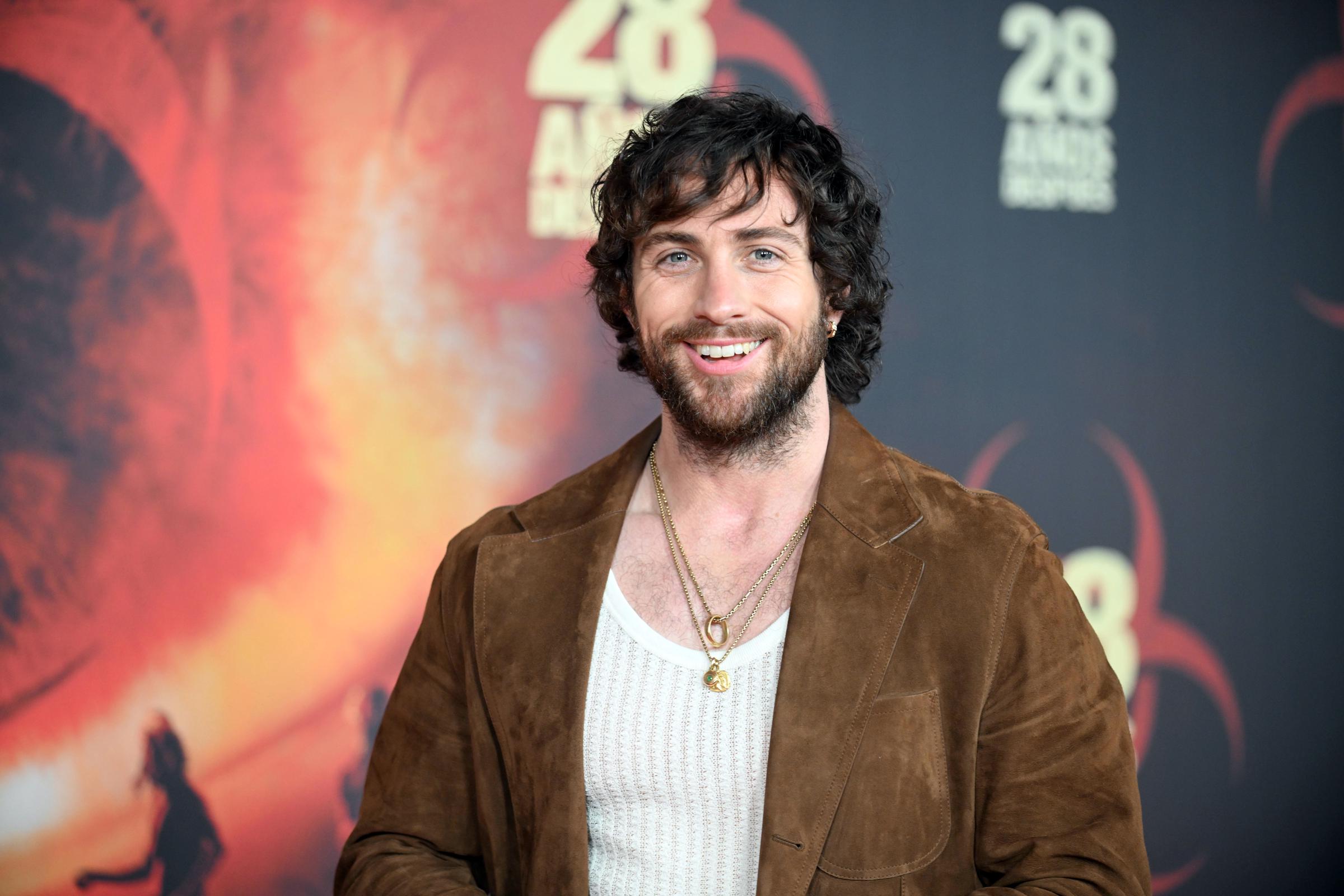 Aaron Taylor-Johnson photographié le 6 juin 2025 à Madrid, Espagne | Source : Getty Images