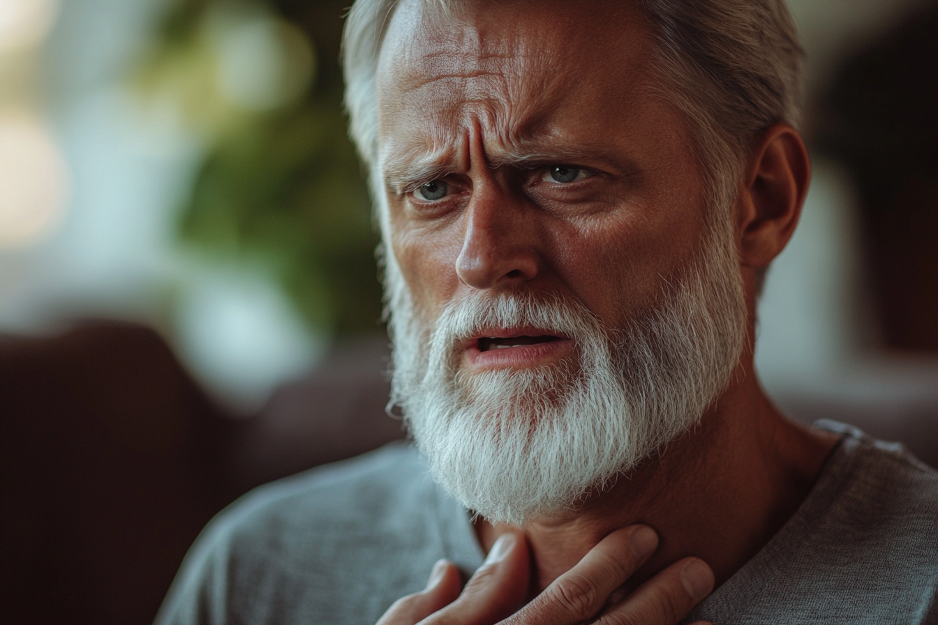 Un homme qui parle avec son cœur | Source : Midjourney
