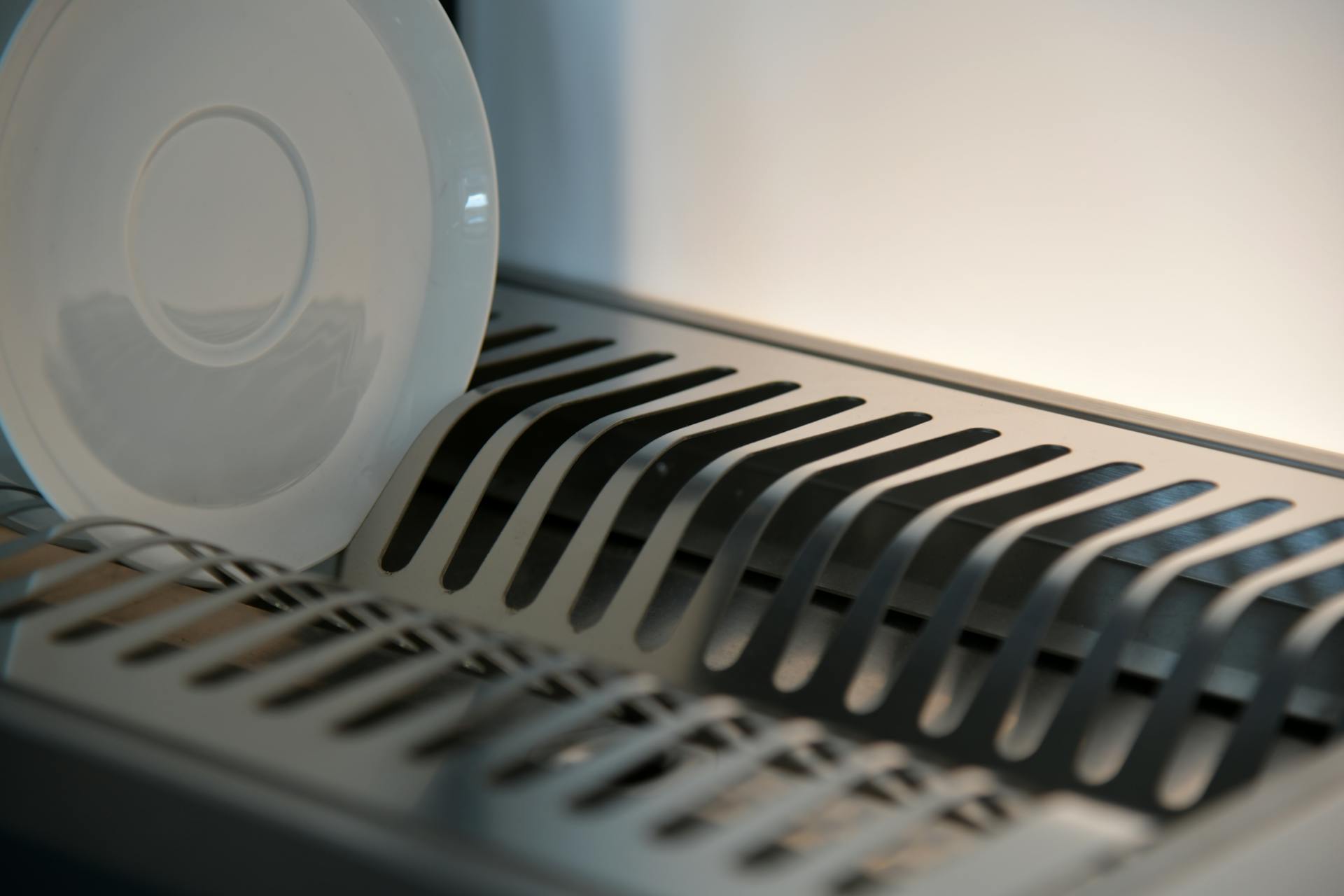 Une assiette dans un égouttoir | Source : Pexels