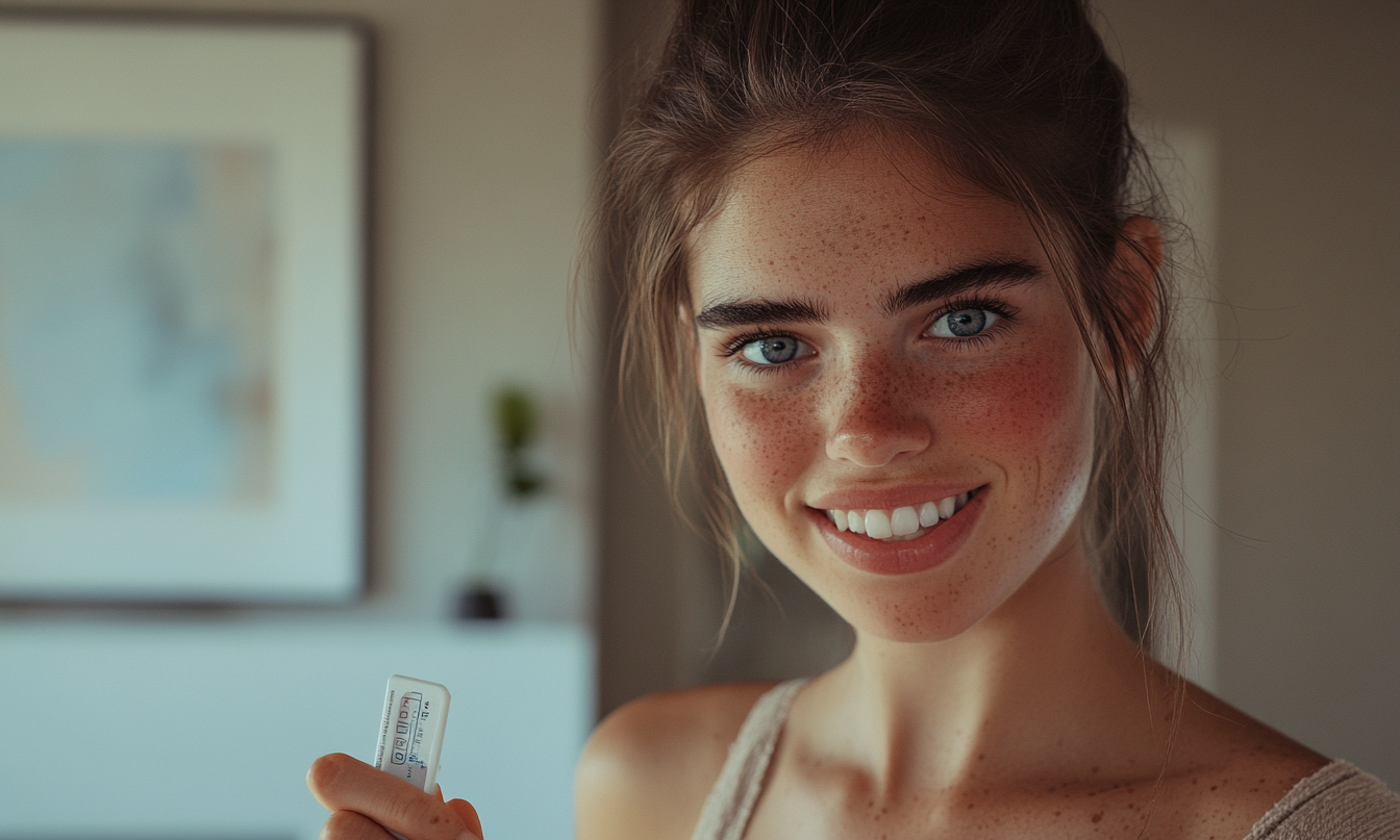 Une femme souriante | Source : Midjourney