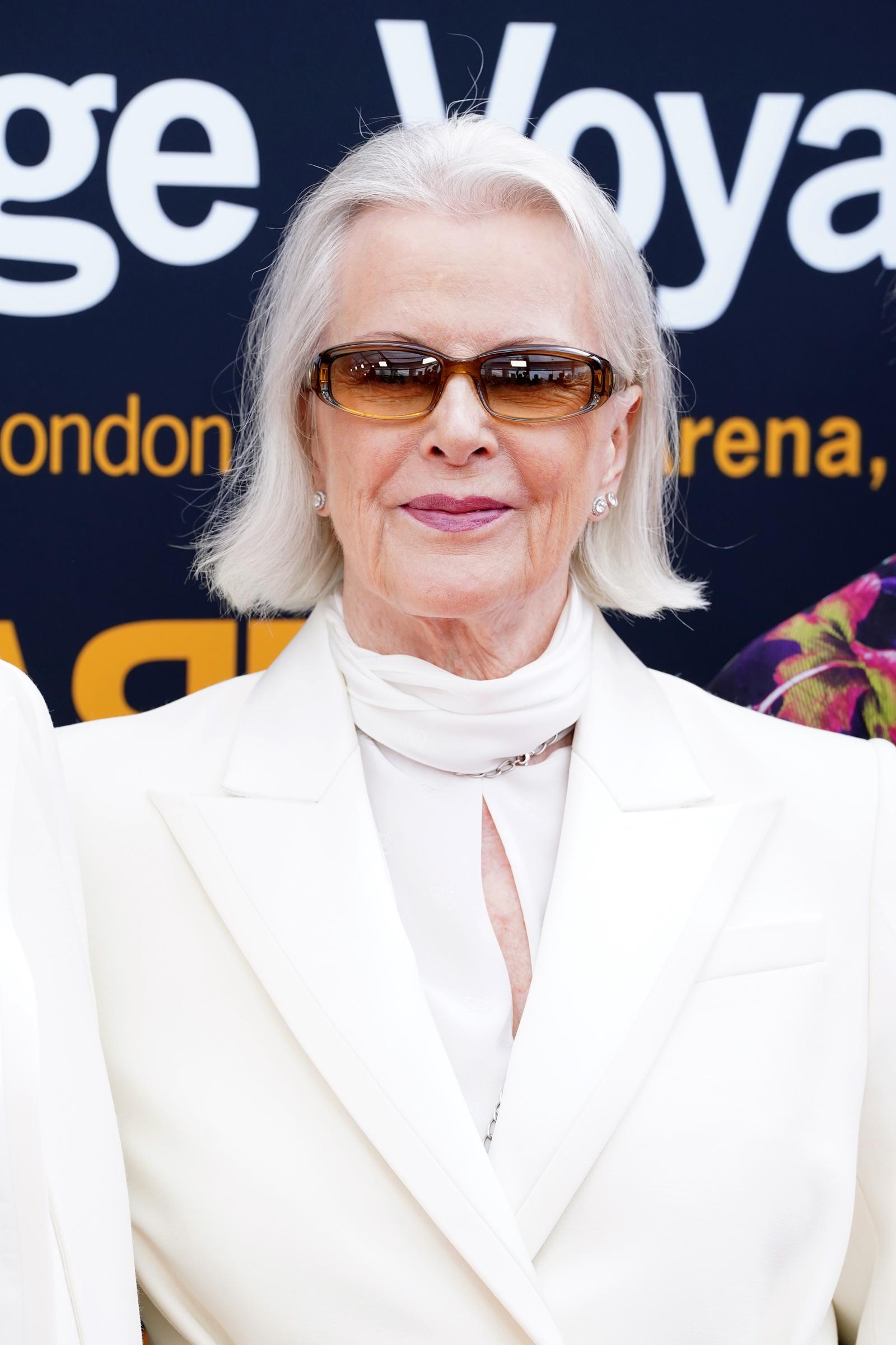 La chanteuse lors du lancement du concert numérique Abba Voyage, le 26 mai 2022, à Londres | Source : Getty Images