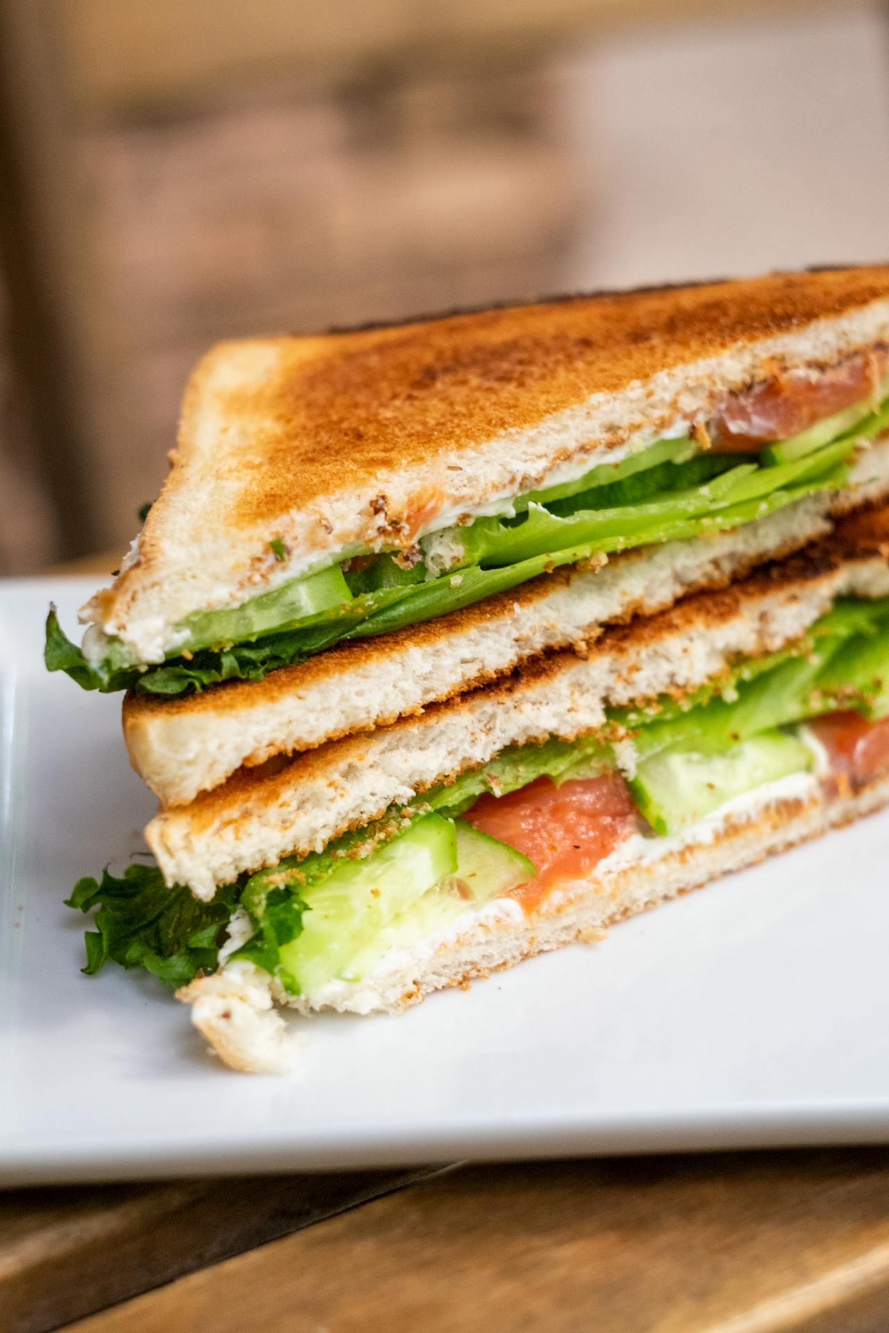 Un sandwich au concombre | Source : Pexels