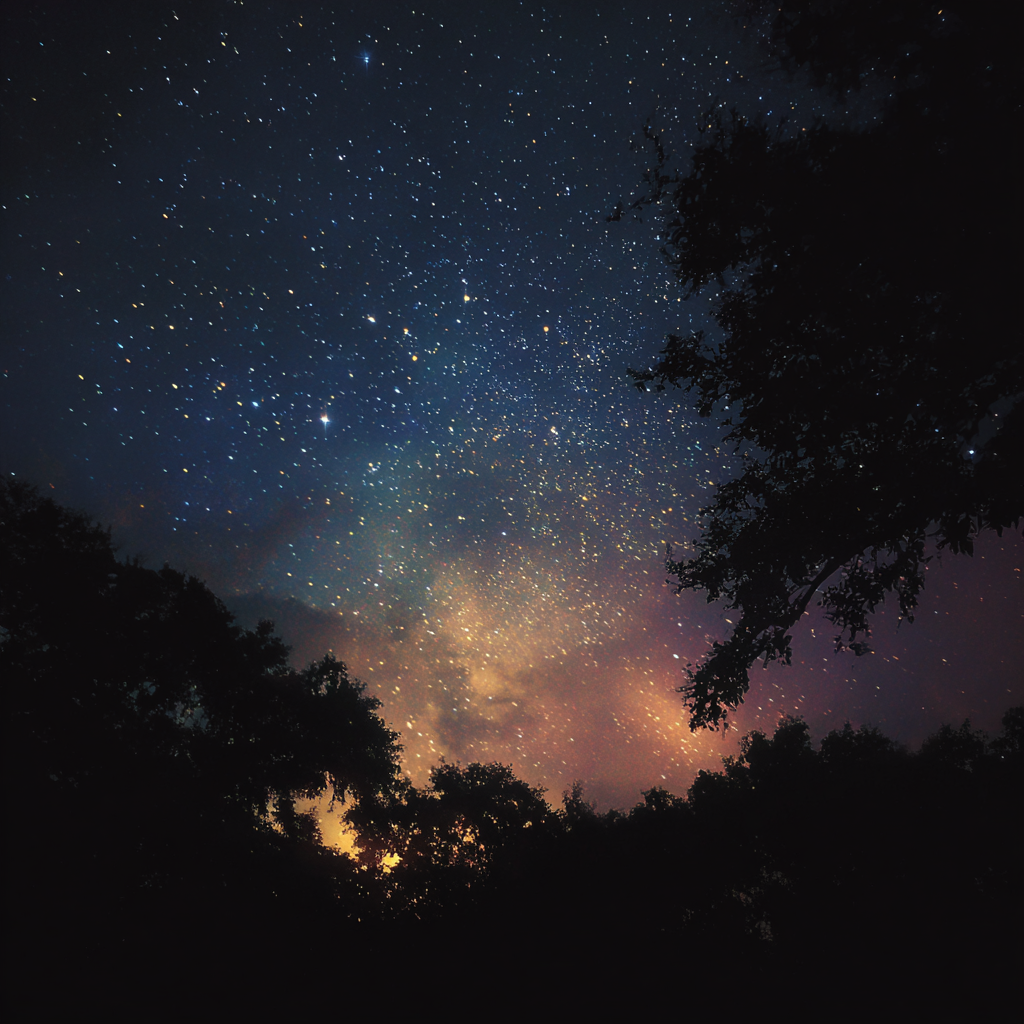 Un magnifique ciel nocturne | Source : Midjourney
