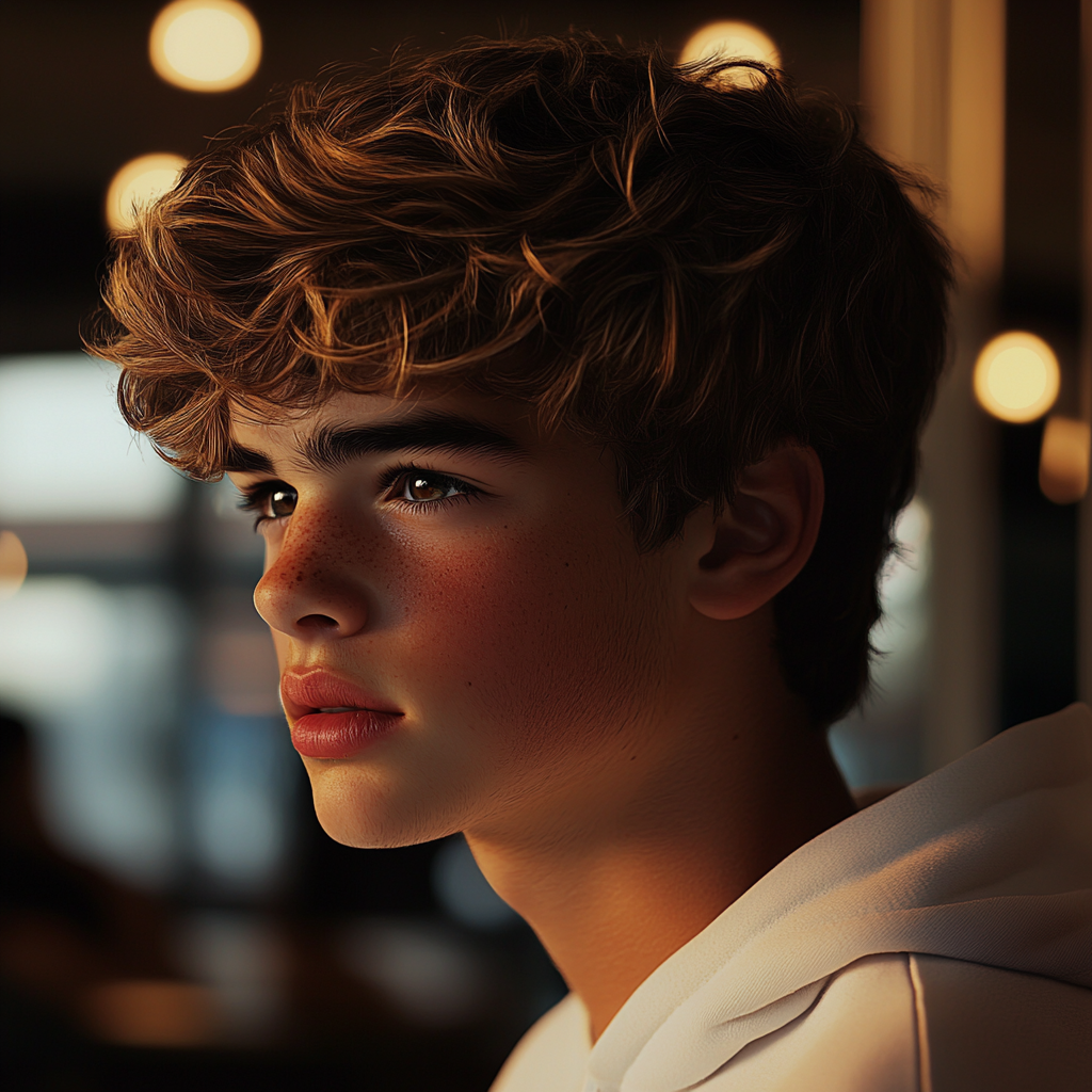 Un garçon triste | Source : Midjourney