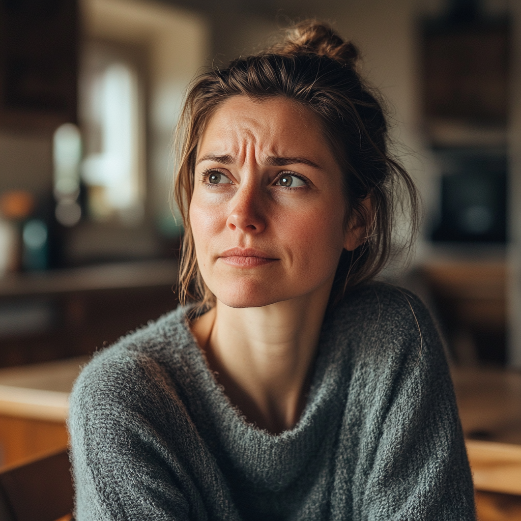 Une femme angoissée | Source : Midjourney