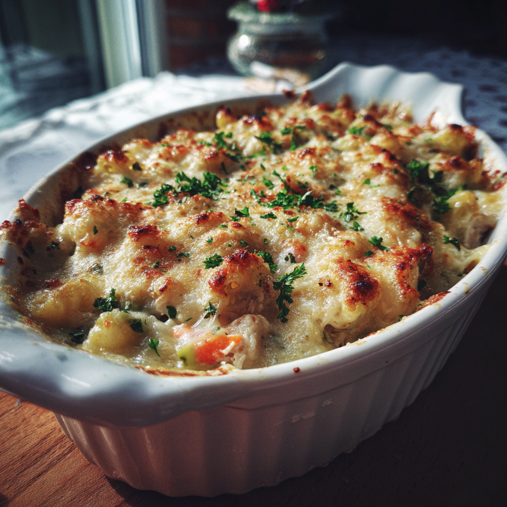 Une casserole de thon sur une table | Source : Midjourney