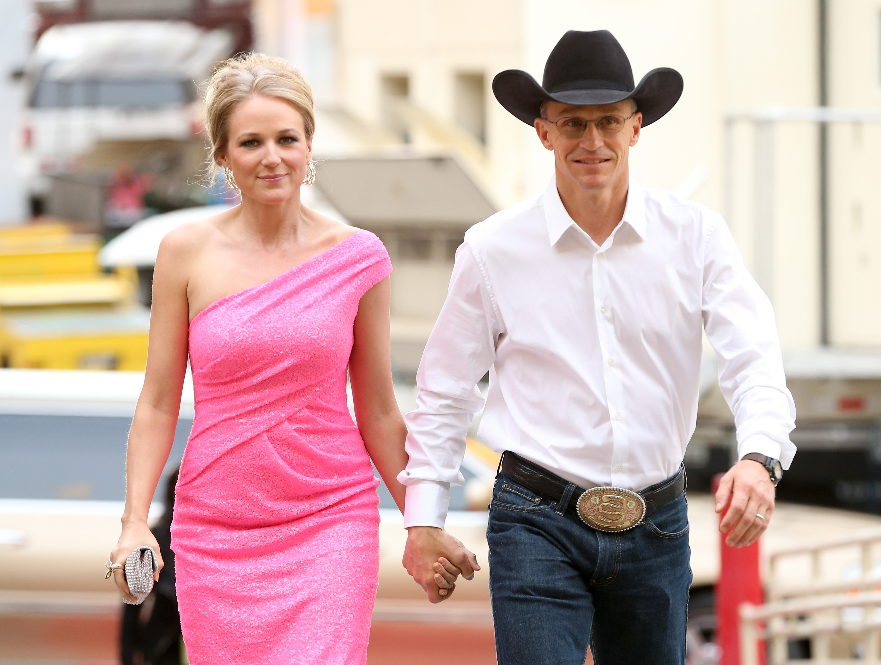 Jewel et Ty Murray arrivent aux American Country Awards, le 10 décembre 2012, à Las Vegas, dans le Nevada. | Source : Getty Images