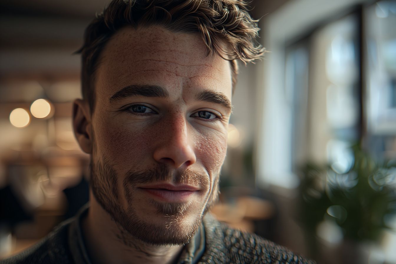 Un homme dans sa maison | Source : Midjourney