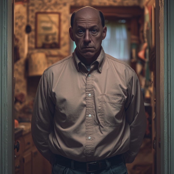 Un homme sérieux | Source : Midjourney