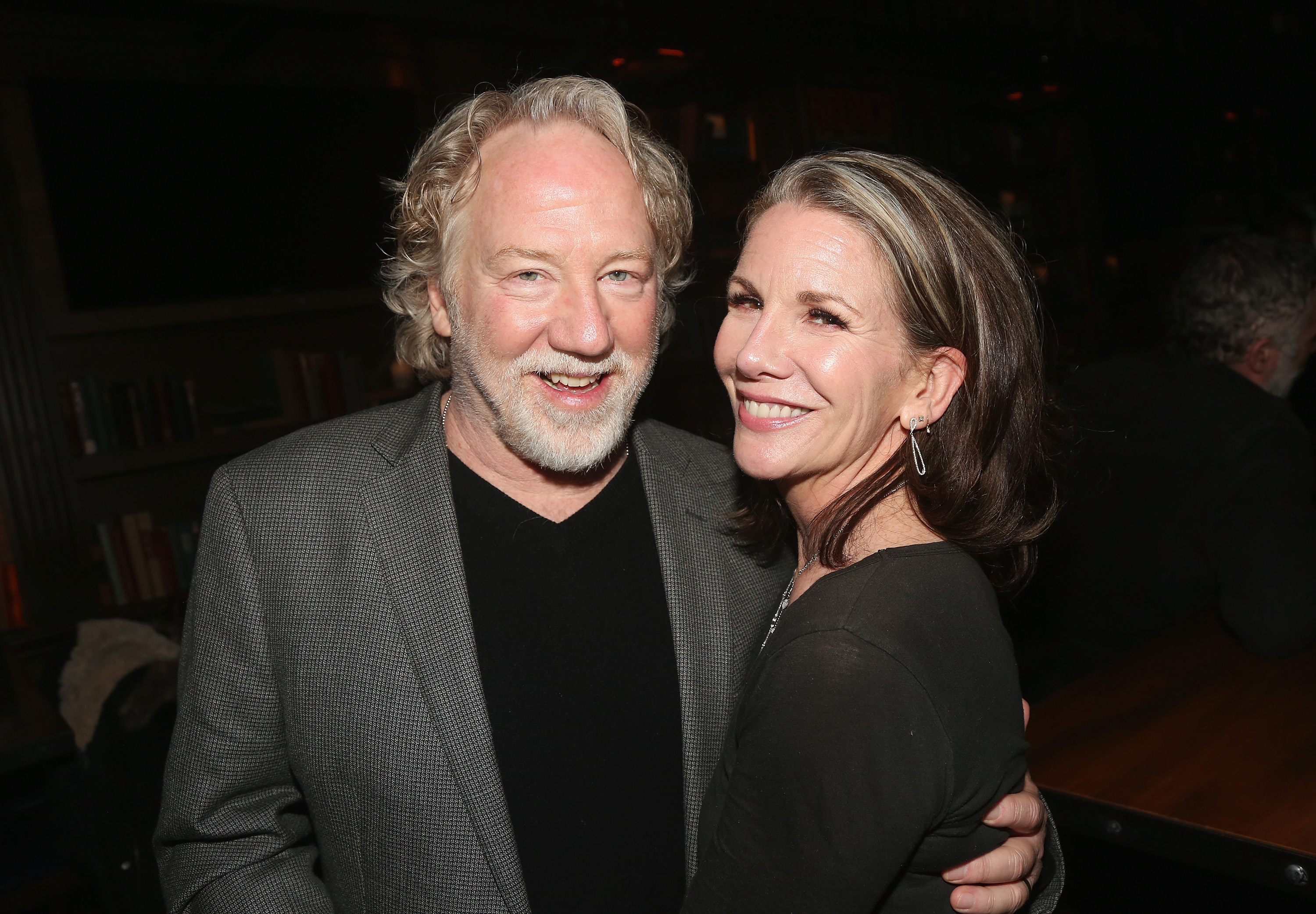 Timothy Busfield et Melissa Gilbert lors de la soirée d'après-première de la production « The Seafarer » de l'Irish Rep, le 18 avril 2018 | Source : Getty Images