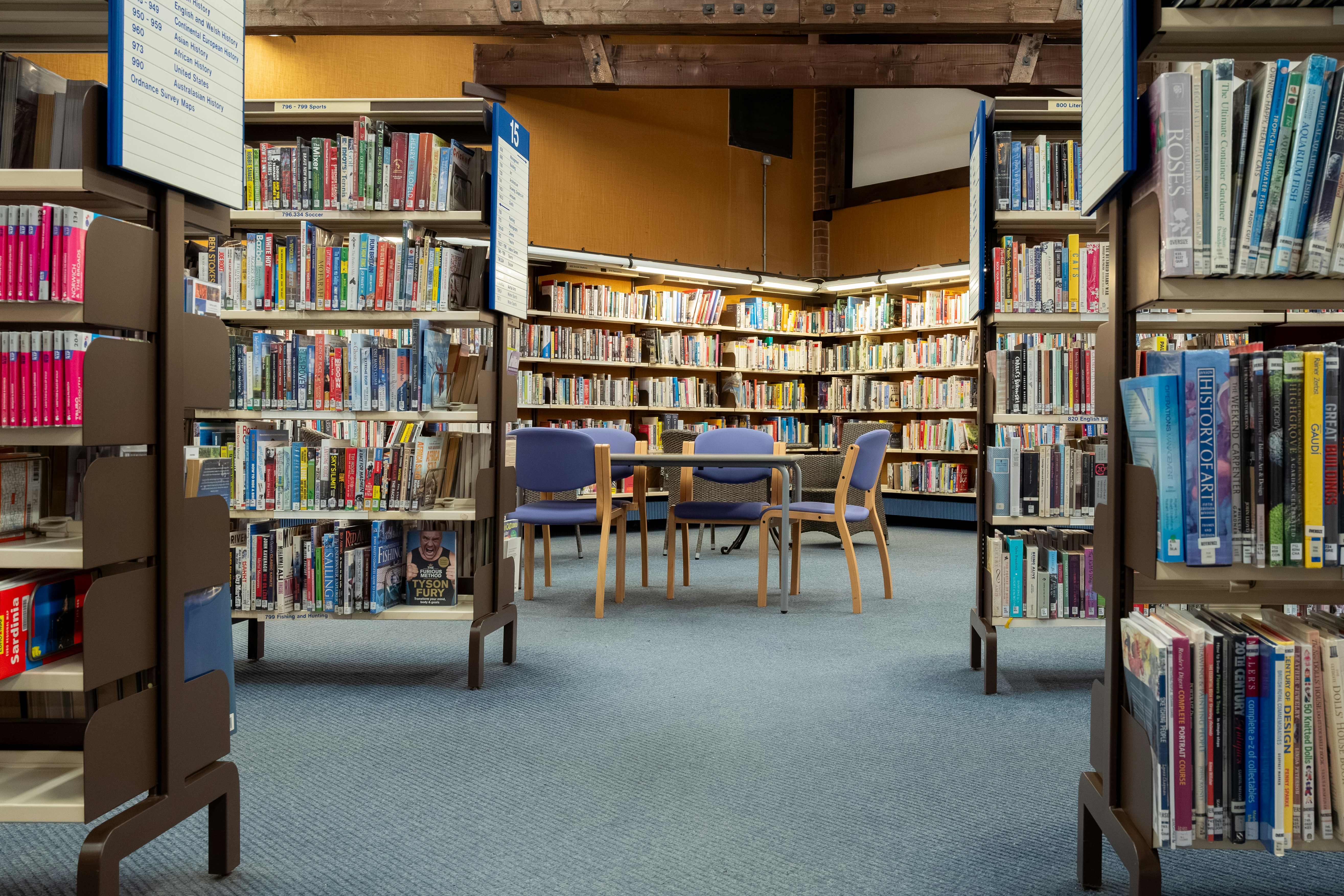 L'intérieur d'une bibliothèque | Source : Unsplash