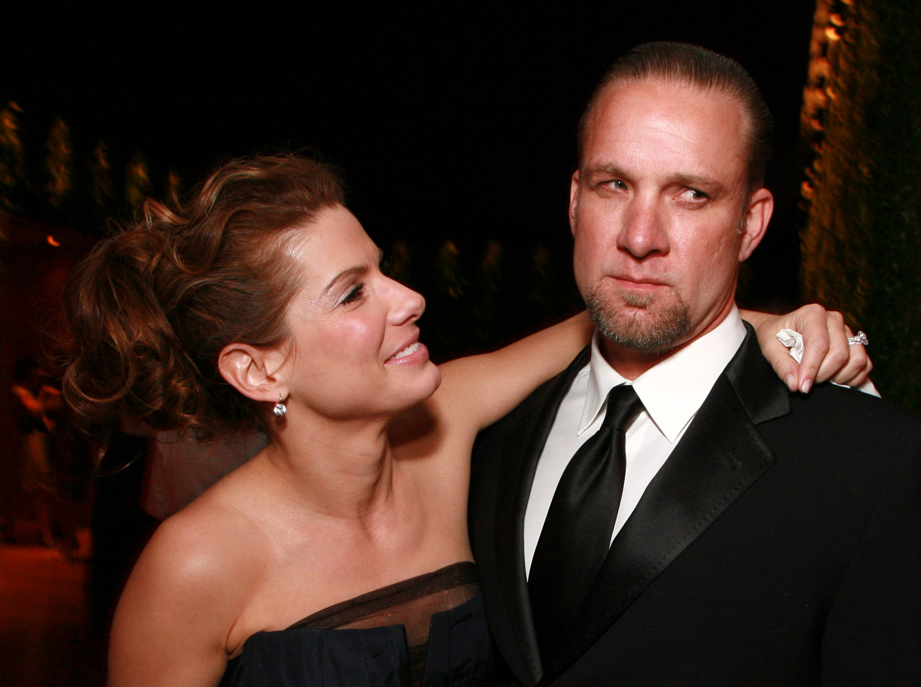 Sandra Bullock et Jesse James à la soirée des Oscars 2006 de Vanity Fair. | Source : Getty Images