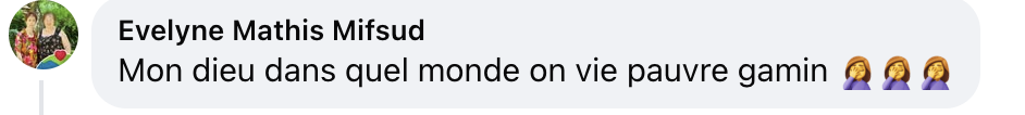 Commentaire d'une internaute concernant l'enfant testé positif à la cocaïne | Source : Facebook/BFMTV