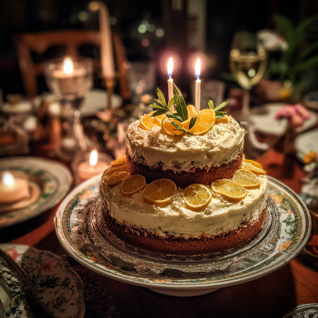 Un gâteau au citron | Source : Midjourney