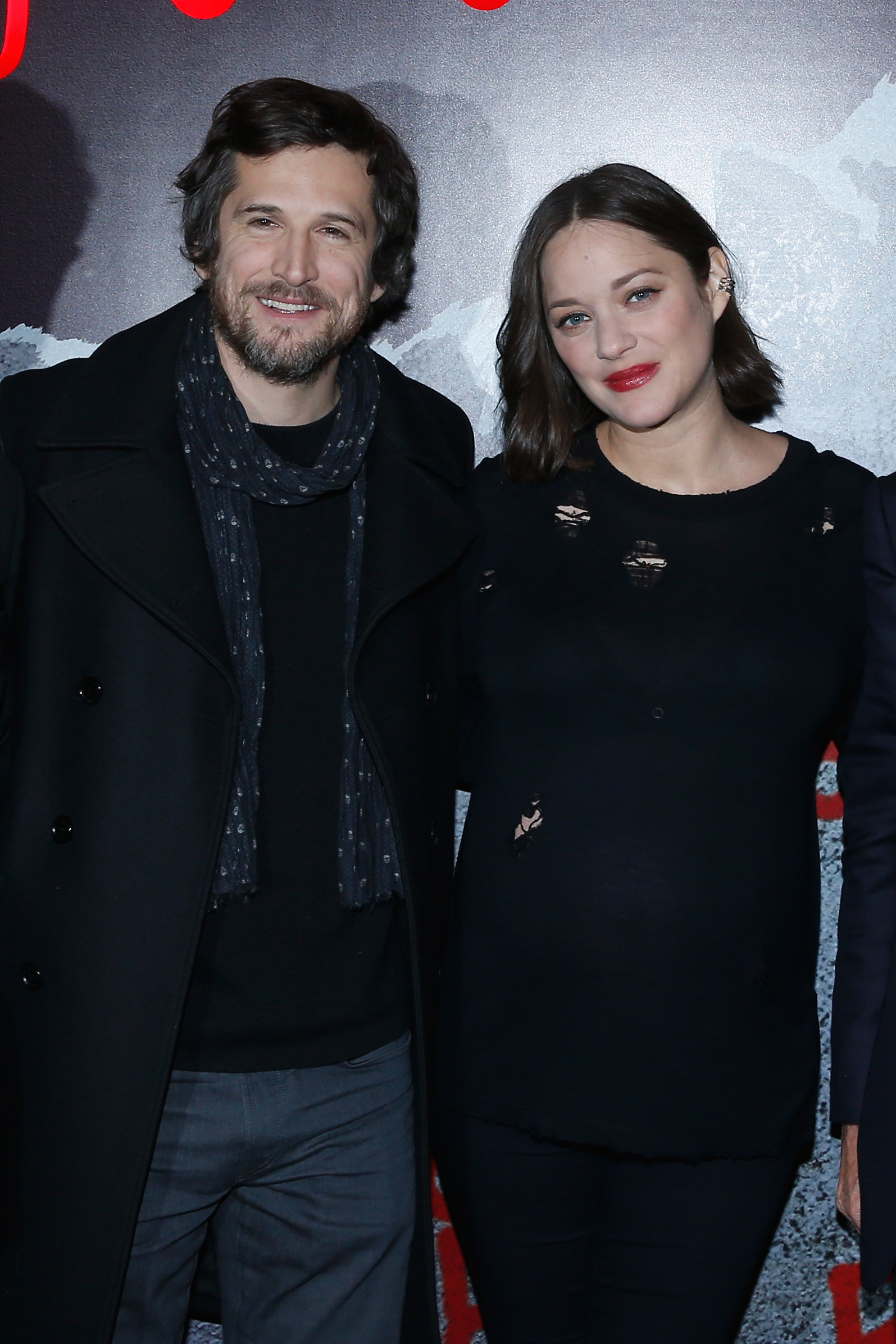 L'acteur et réalisateur du film Guillaume Canet et l'actrice du film Marion Cotillard assistent à la première de "Rock'N Roll" au Cinéma Pathe Beaugrenelle le 13 février 2017 à Paris, France I Source : Getty Images