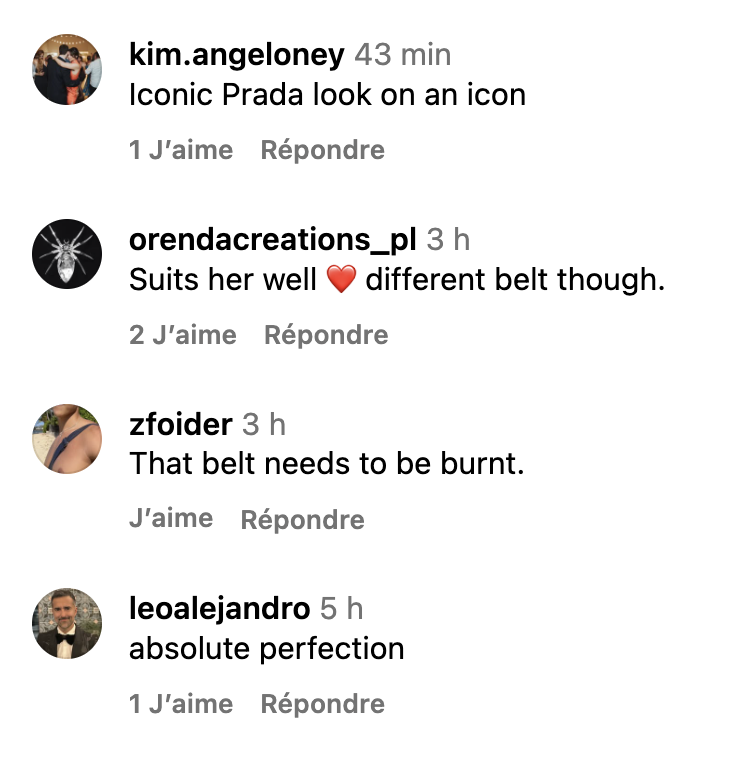 Commentaires des internautes I Source : https://www.instagram.com/checkthetag/p/DW25hs1gKVB/