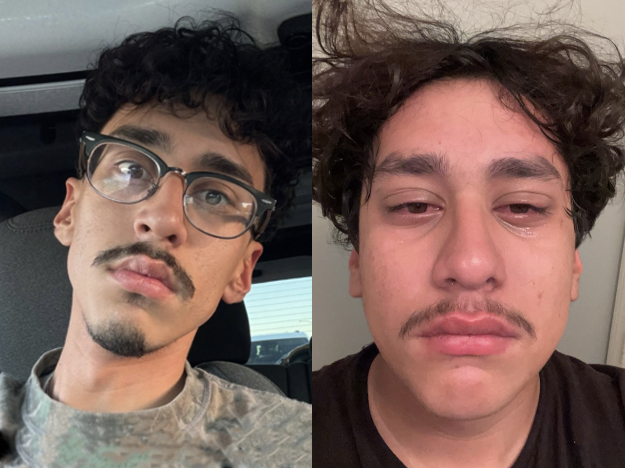 Photos avant et après d'un TikToker : célibataire ou en couple. | Source : TikTok/danwehl