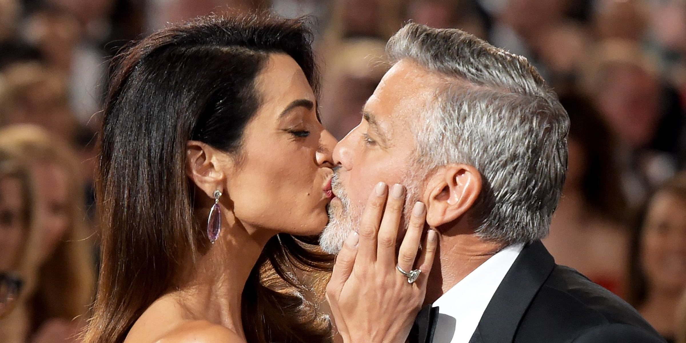 Amal et George Clooney. | Source : Getty Images
