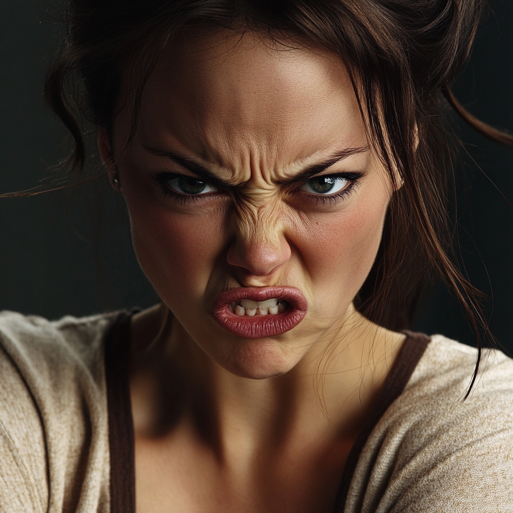 Une femme extrêmement agacée | Source : Midjourney