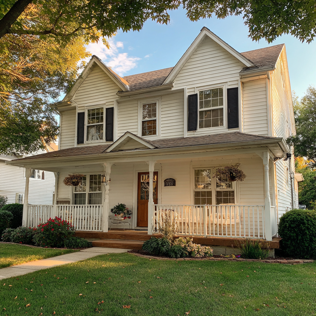 L'extérieur d'une maison | Source : Midjourney