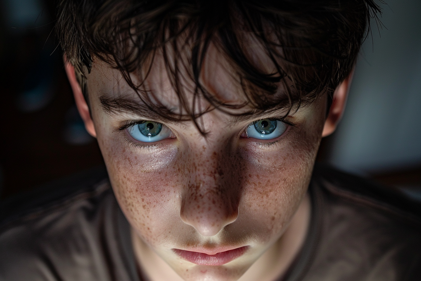 Un adolescent sérieux | Source : Midjourney