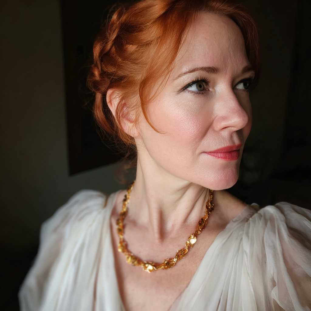 Une femme portant une robe blanche | Source : Midjourney