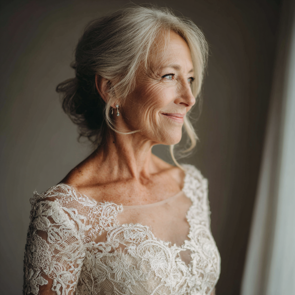 Une femme âgée souriante | Source : Midjourney