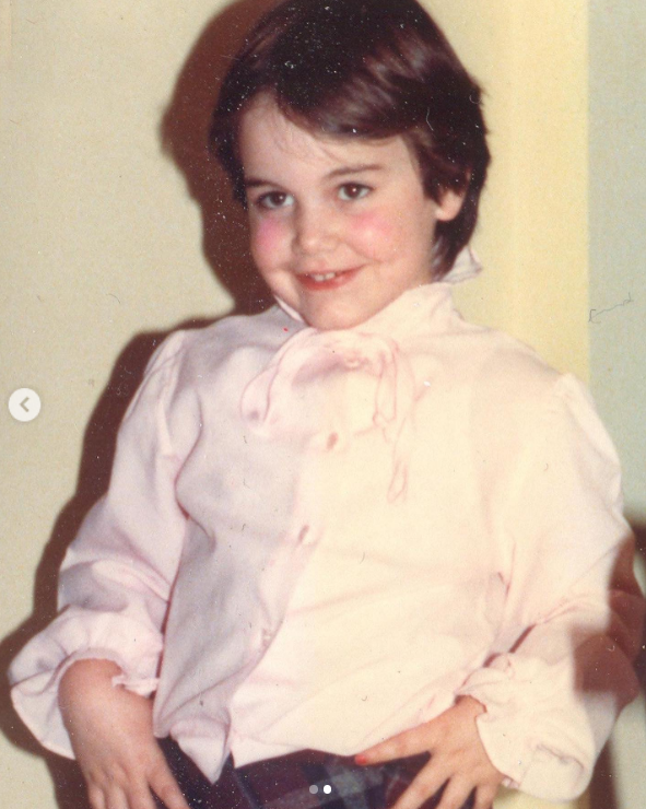 L'actrice lorsqu'elle était enfant. | Source : Instagram/melissagilbertofficial