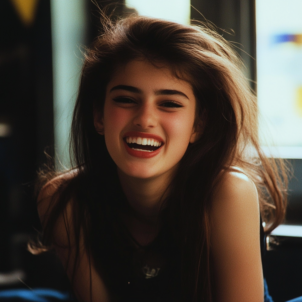 Une femme souriante | Source : Midjourney