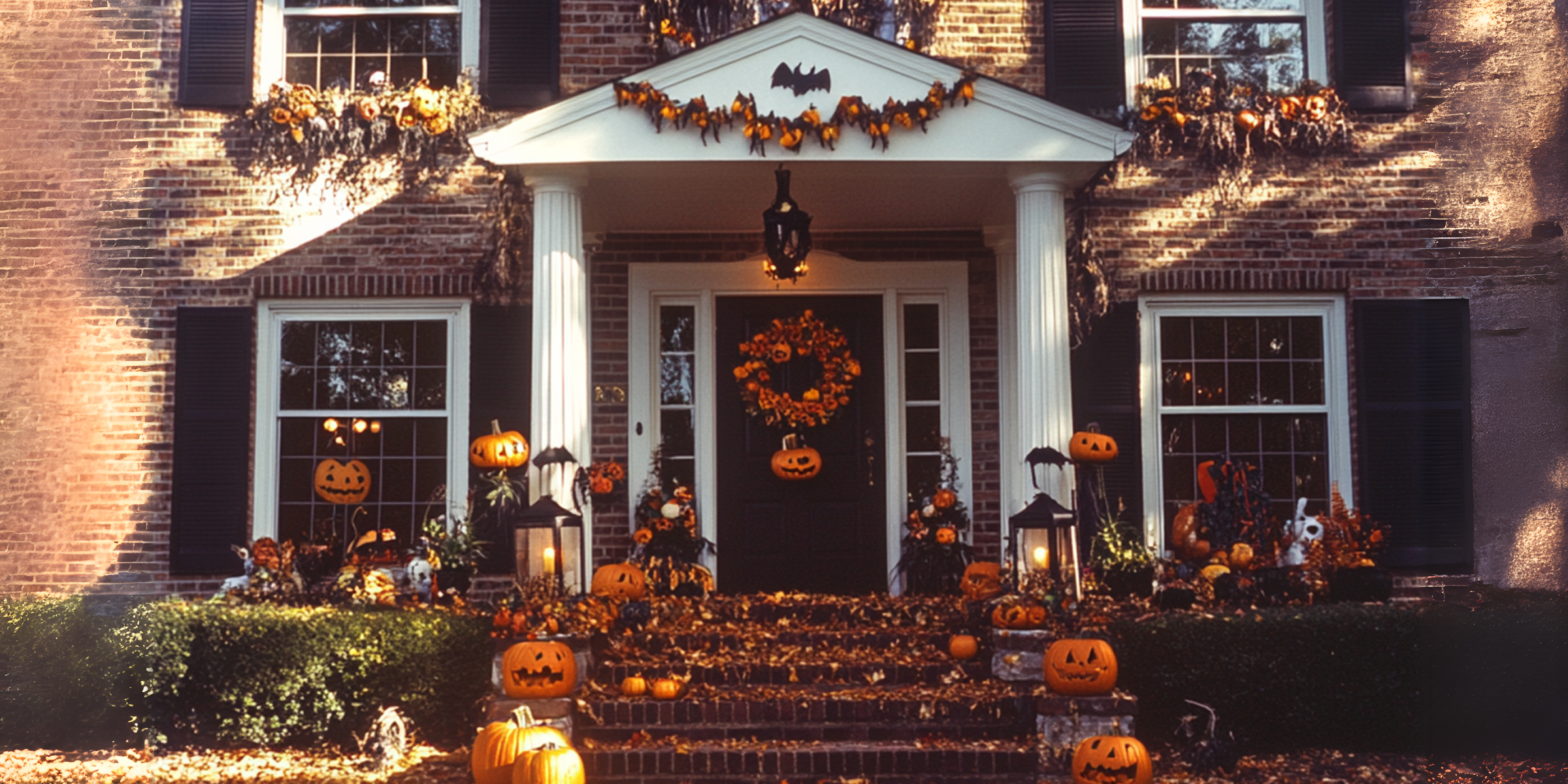 Une maison décorée pour Halloween | Source : Midjourney
